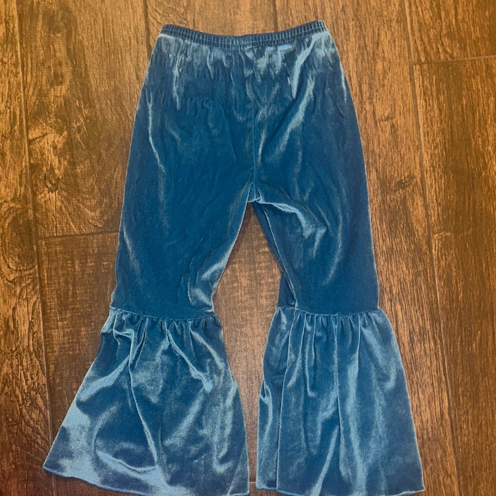 Blue Velvet Kids Flared Bottoms - Picture 5 of 5